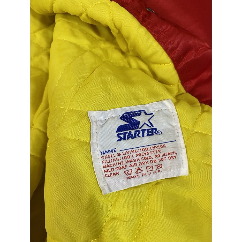 Vintage Kansas City Chiefs Mens XL NFL Red Satin Pro Line Starter Jacket - Picture 14 of 15